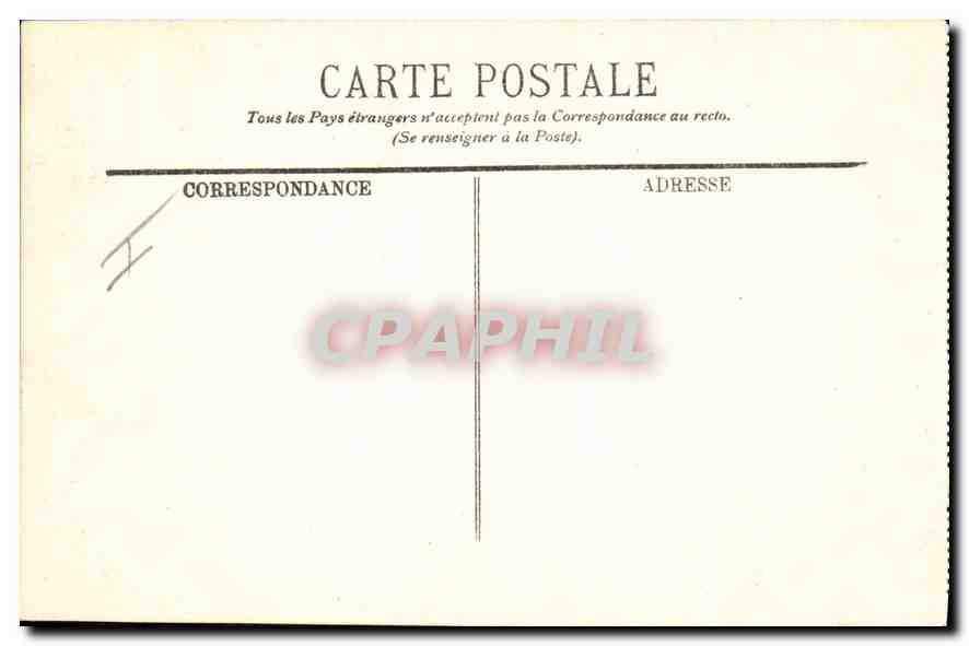 CPA Villeneuve les Avignon Le Fort Saint Andre — Verso