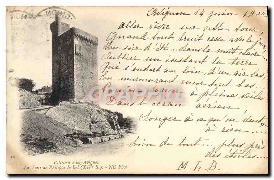 CPA Villeneuve les Avignon La Tour de Philippe le Bel (XIVe S)