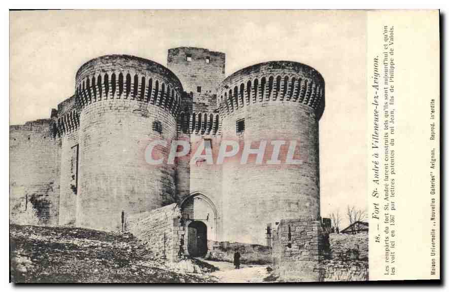 CPA Villeneuve les Avignon Fort St Andre