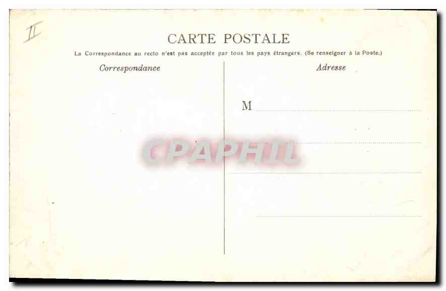 CPA Villeneuve les Avignon Fort St Andre — Verso
