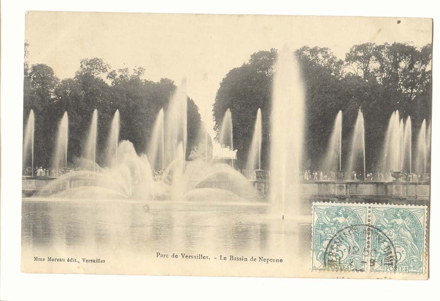 Parc de Versailles CPA Le bassin de Neptune