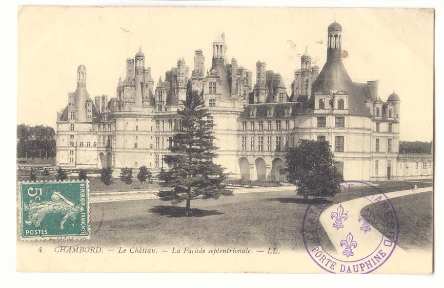Chambord CPA Le chateau Facade septentrionale