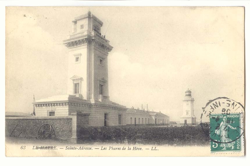 Le Havre CPA Saitne Adresse Les phares de la Heve