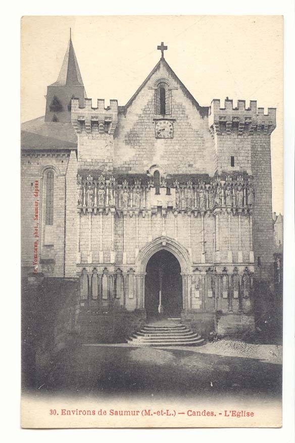 Environs de Saumur CPA Candes L'eglise