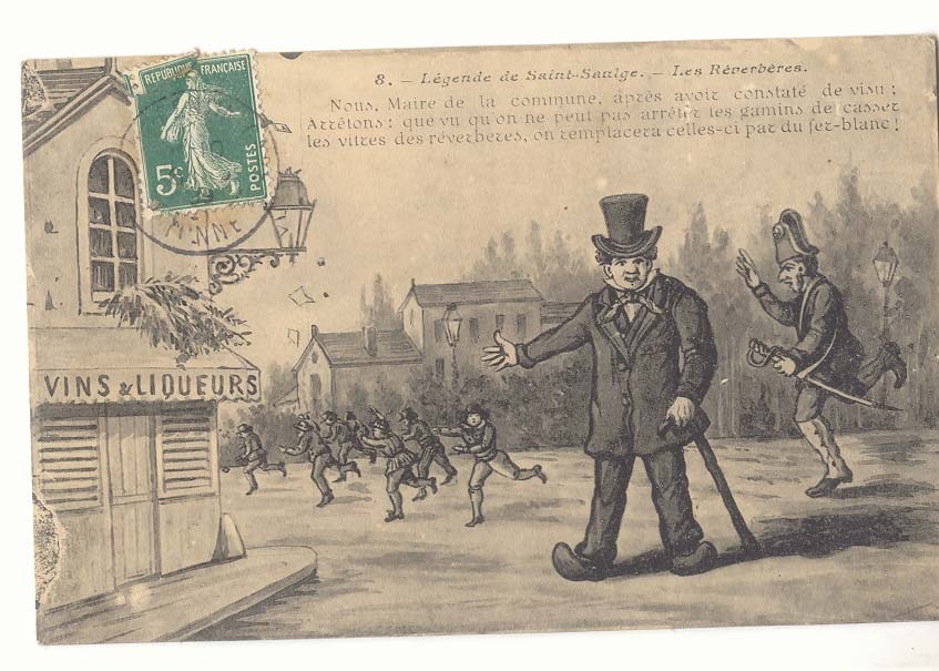 Légende de Saint-Sauveur — Les Réverbères — Éditeur non visible