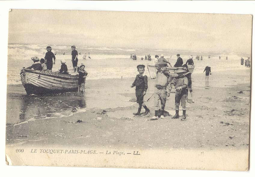Le Touquet Paris Plage CPA la plage