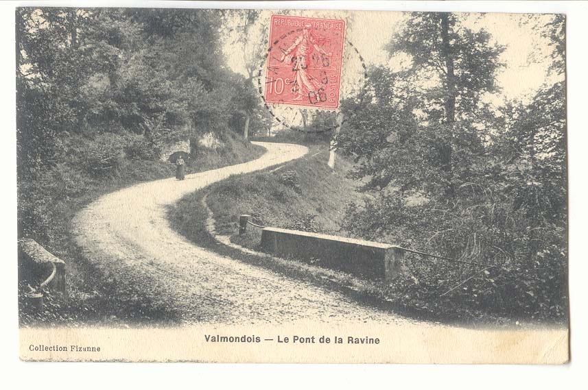 Valmondois CPA Le pont de la Ravine