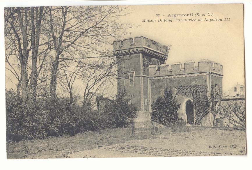 Argenteuil CPA Maison Dulong l'armurier de Napoleon III