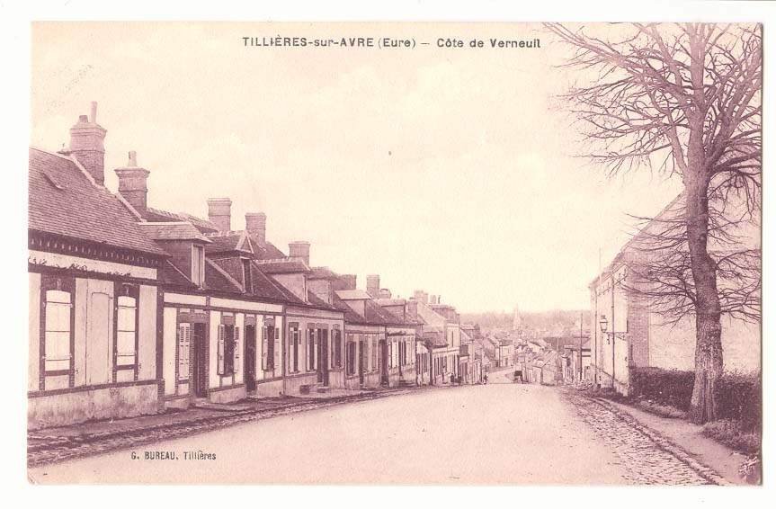 TILLIÈRES-sur-AVRE (Eure) — Côte de Verneuil — G. BUREAU, Tillières