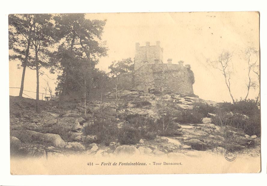 Woud van Fontainebleau — Toren Denecourt — Uitgave Prémisson