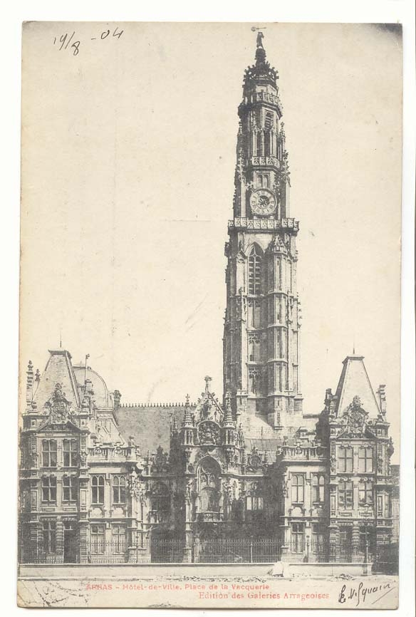 Annas - Hôtel-de-Ville. Place de la Vacquerie — Édition des Galeries Arrageoises
