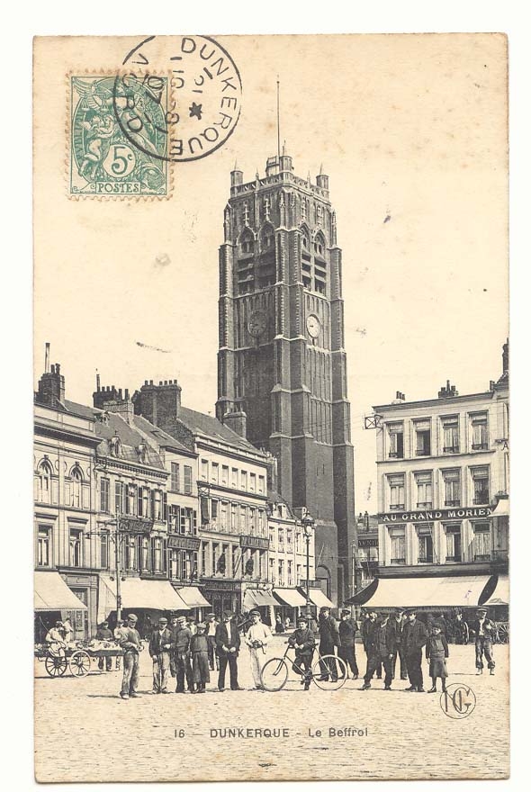 Dunkerque CPA Le beffroi