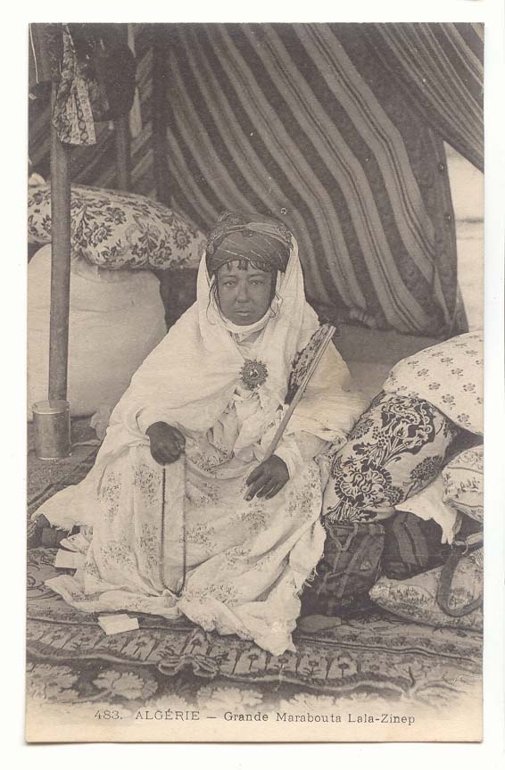 Algérie — Grande Marabouta Lala-Zinep — éditeur non visible, n° de série 483