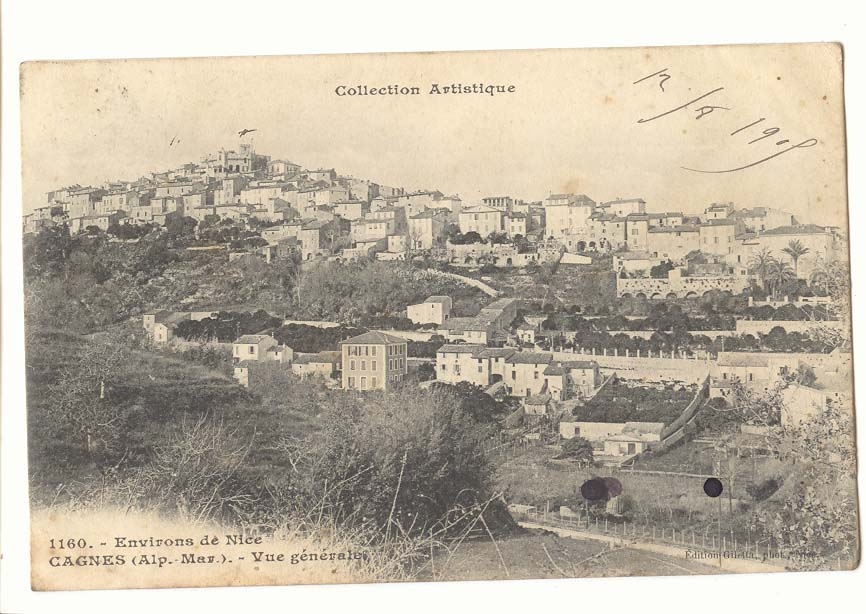Environs de Nice CPA Cagnes CPA Vue generale