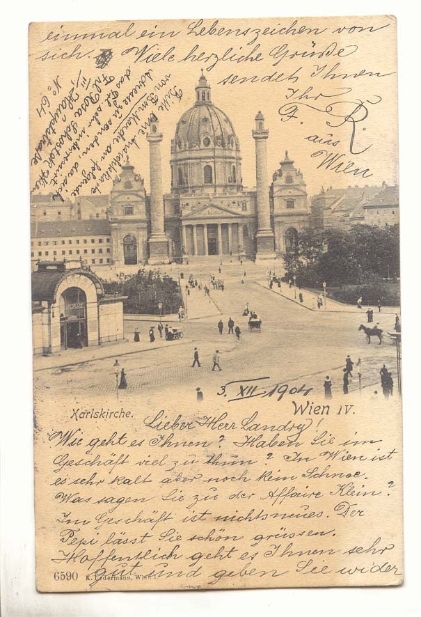 Autriche Austria Wien CPA Karlskirche