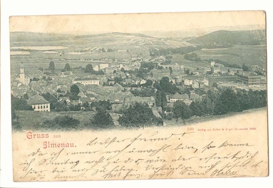 Allemagne Gruss aus ilmenau CPA (Germany animee)