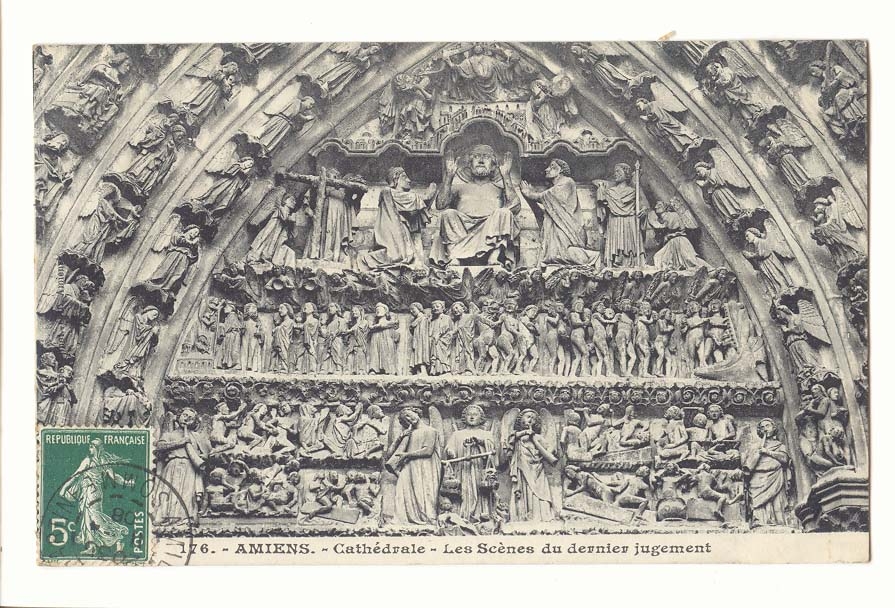 Amiens - Cathédrale - Les Scènes du dernier jugement — éditeur inconnu, n° 176