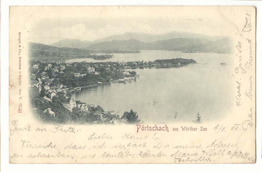 Portschach am Worther See CPA Autriche Austria