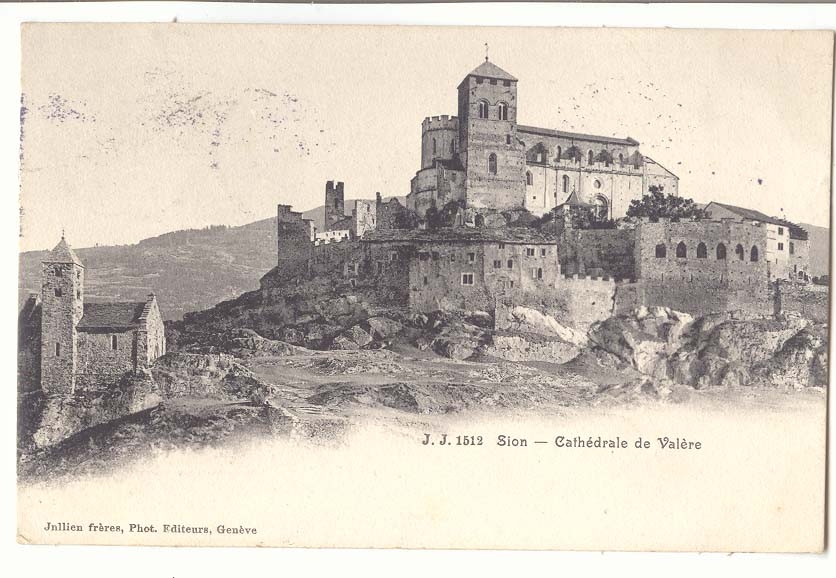 Suisse Sion CPA Cathedrale de Valere
