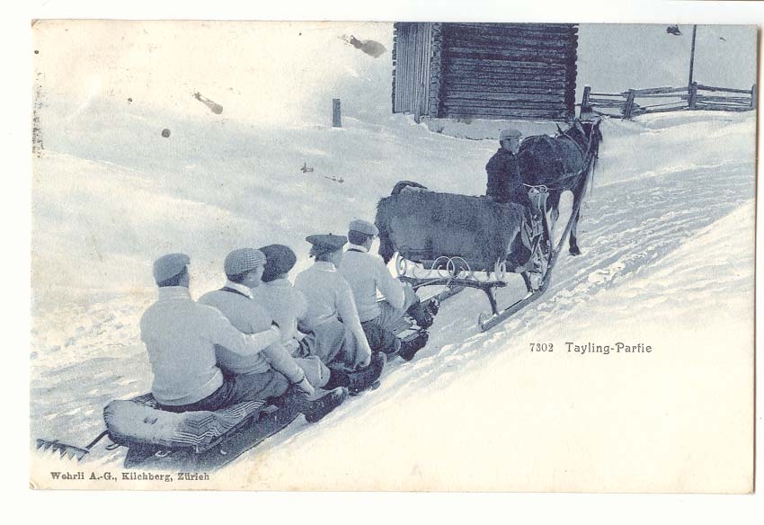 Ski-partie à Kilchberg — Zurich — édition Wohrli A.-G., n° 7302