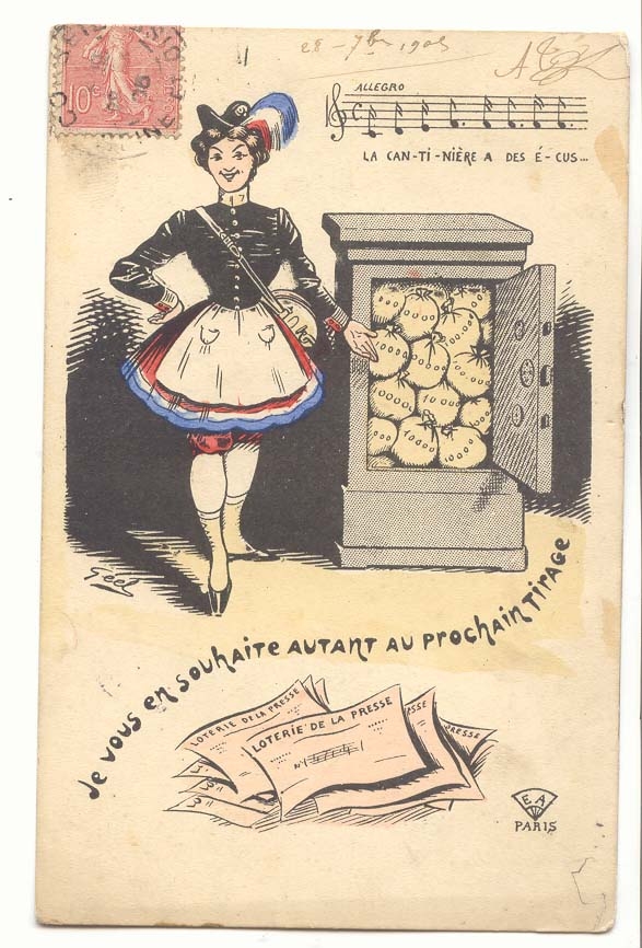 Loterie de la Presse — La Can-Ti-Nière a des É-cus — Éditeur EA Paris, n° 1