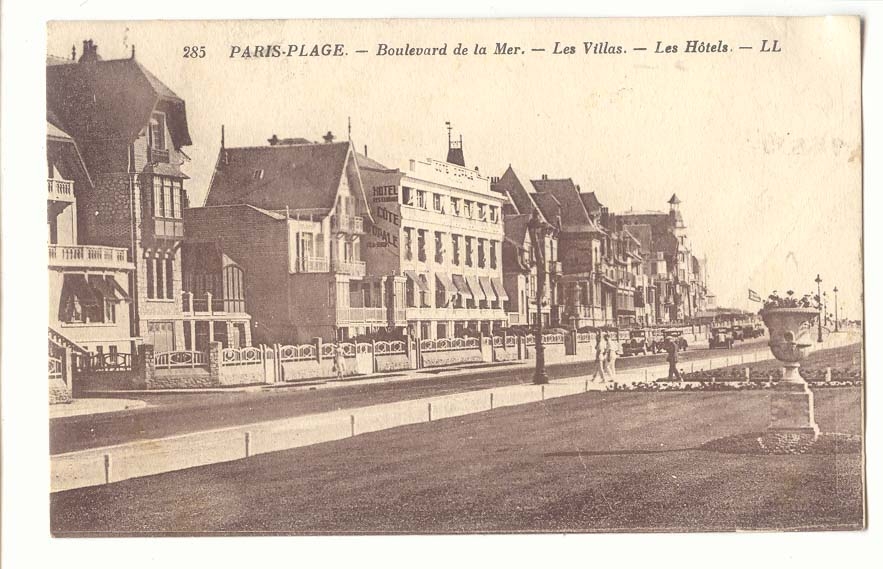 Paris-Plage — Boulevard de la Mer — Les Villas — Les Hôtels — LL