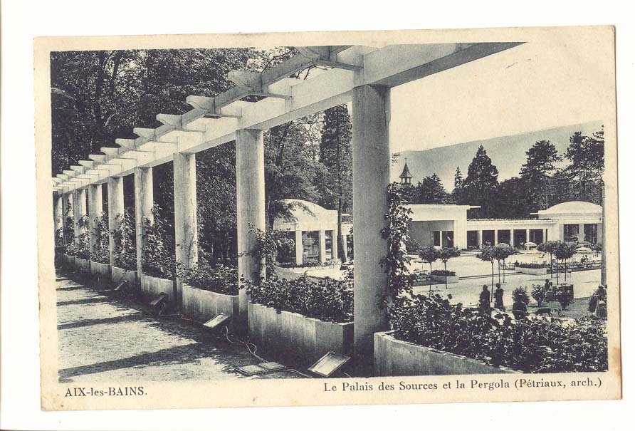 Aix les Bains CPA Le palais des sources et la Pergola (Petriaux arch)
