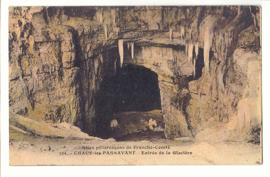 Chaux-les-Passavant — Entrée de la Glacière — Sites pittoresques de Franche-Comté