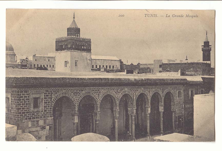 Tunisie Tunis CPA La grande mosquee