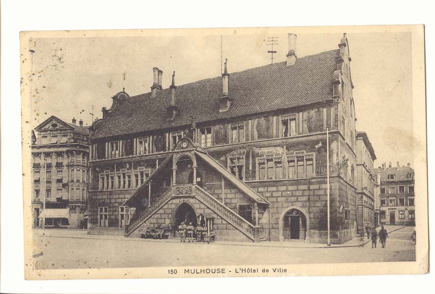 Mulhouse - L'Hôtel de Ville — éditeur inconnu, n° de série 150