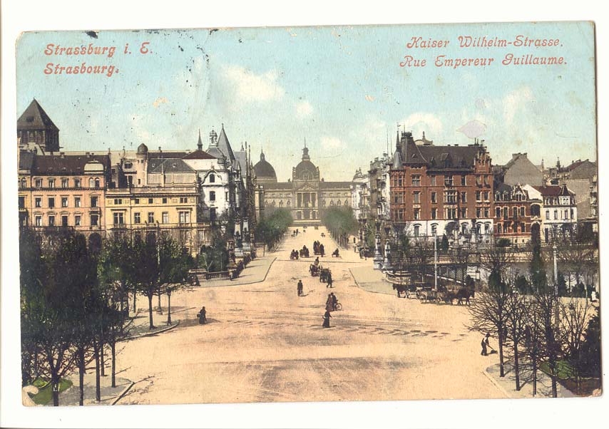 Strasbourg CPA Rue Empereur Guillaume