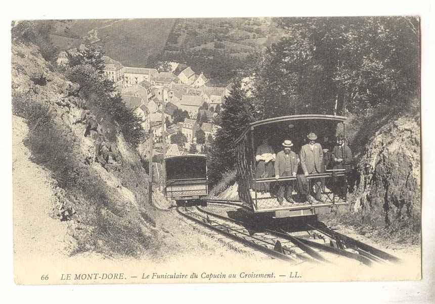 Le Mont-Dore — Le Funiculaire du Capucin au Croisement — LL.