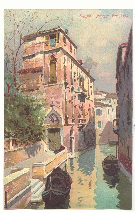 Italie Italia Venezio CPA Palazzo Van Axel