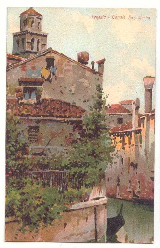 Italie Italia Venezio CPA Canale San Martin
