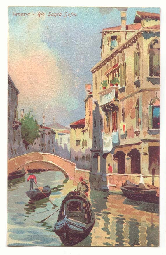 Italie Italia Venezio CPA Rio santa Sofia