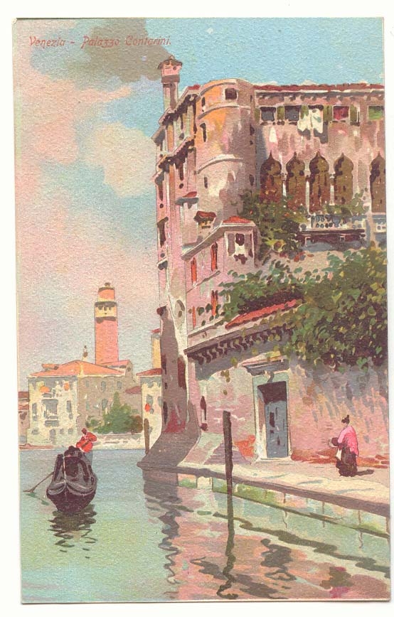 Italie Italia Venezio CPA Palazzo Contarini