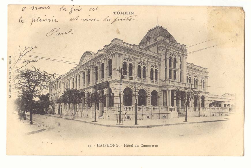 Vietnam Haiphong CPA Hotel du commerce