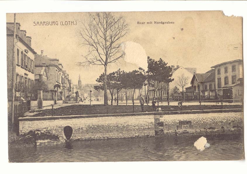 Saarburg (Loth.) — Saar mit Nordgraben — éditeur et n° de série non lisibles
