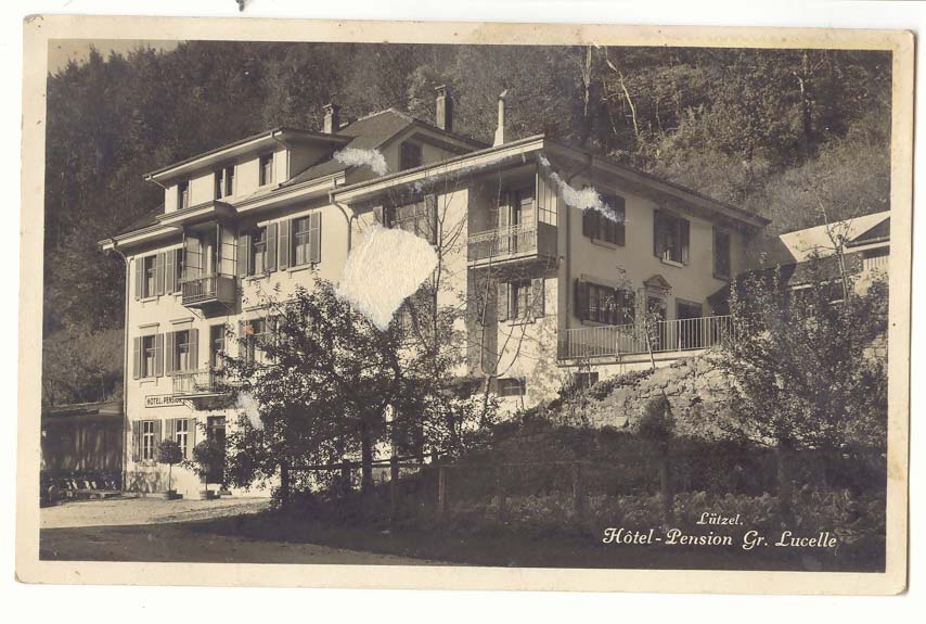 Suisse Lutzel CPA Hotel pension Gr Lucelle