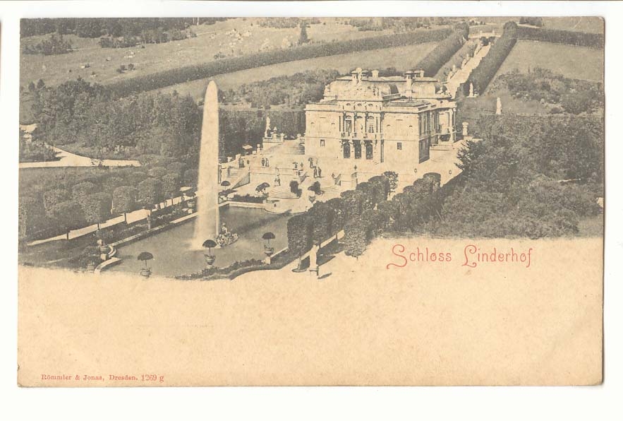 Allemagne Dresden CPA Schloss Linderhof
