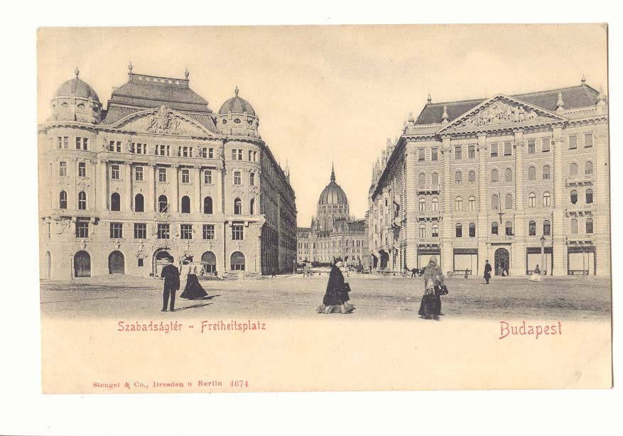 Hongrie Hungary Budapest CPA Szabadsagter Freiheitsplatz