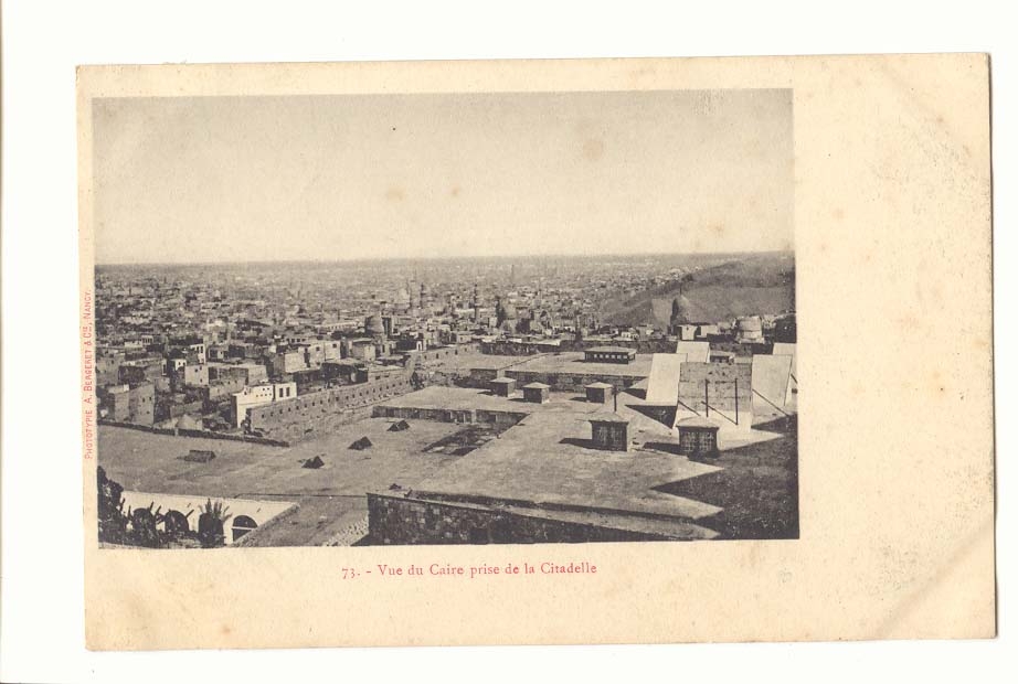 Egypt Egypte CPA Vue du Caire prise de la citadelle