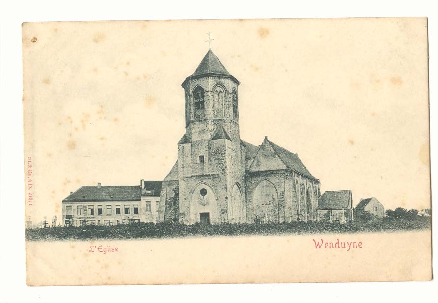 Belgique Wenduyne CPA L'eglise