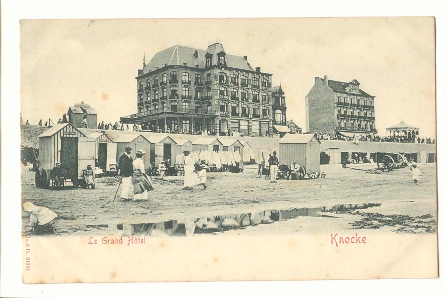 Belgique Knocke CPA Le grand hotel