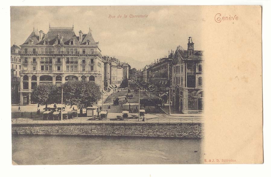 Suisse Geneve PA Rue de la Corraterie