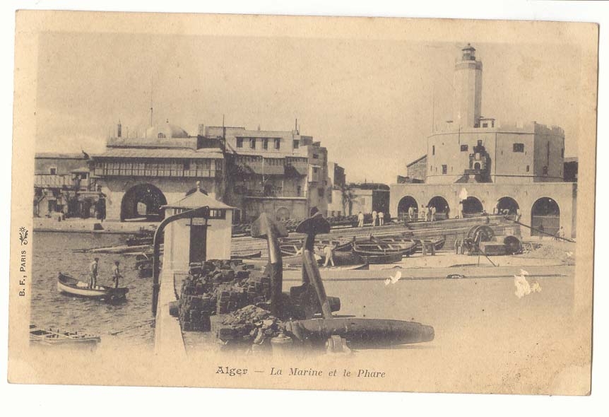 Alger — La Marine et le Phare — B.F. Paris
