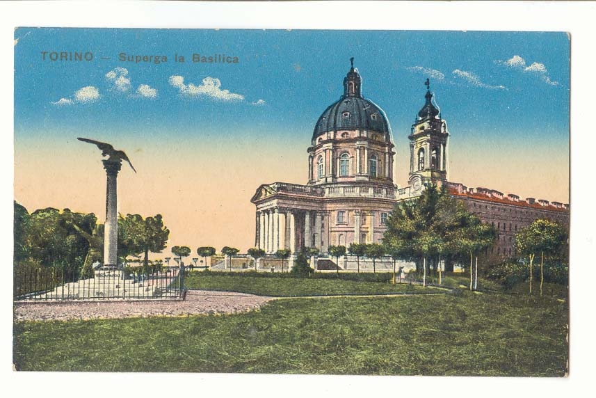 italie torino turin CPA Superga la Baislica