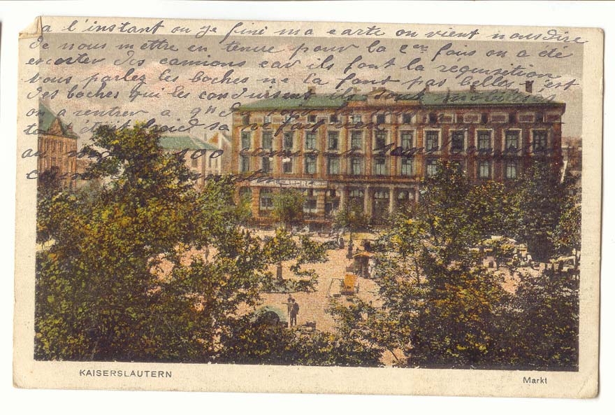 Allemagne CPA Kaiserslautern Markt
