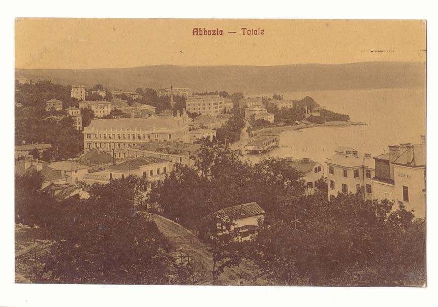 Italie Italia Abbazia CPA totale