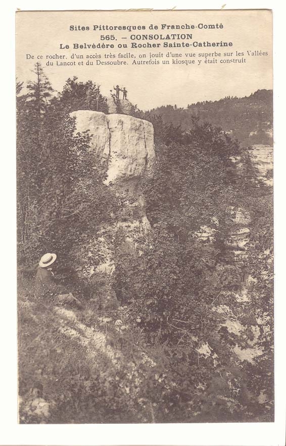 Consolation CPA Le belvedere ou rocher Sainte Catherine